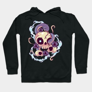 Skull Snake Kawaii Hoodie